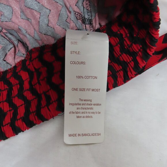 Gorgeous Red and Black Mexican Dancer Circle Flare Skirt - Picture 11 of 12